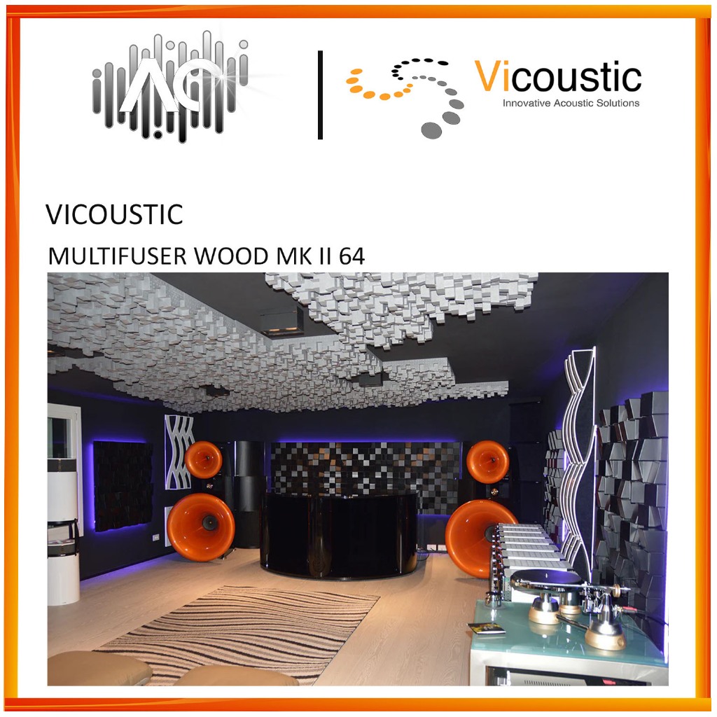 Vicoustic Multifuser Wood MKII 64 Acoustic Panel (1Pcs/Set) - Image 6