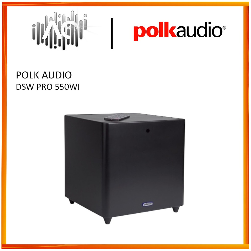 Polk Audio DSW PRO 550Wi High-Performance 10" 400W Powered Subwoofer - Image 3