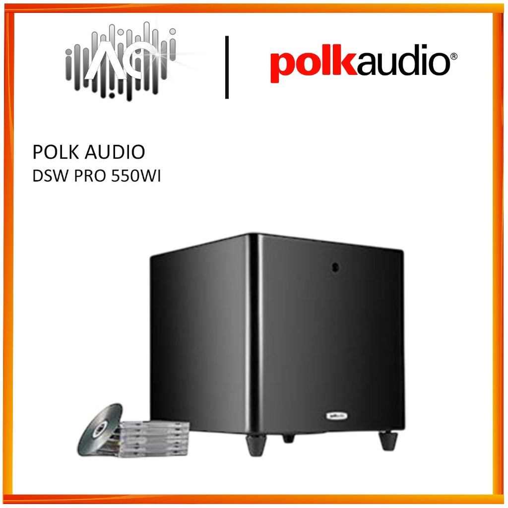 Polk Audio DSW PRO 550Wi High-Performance 10" 400W Powered Subwoofer - Image 4
