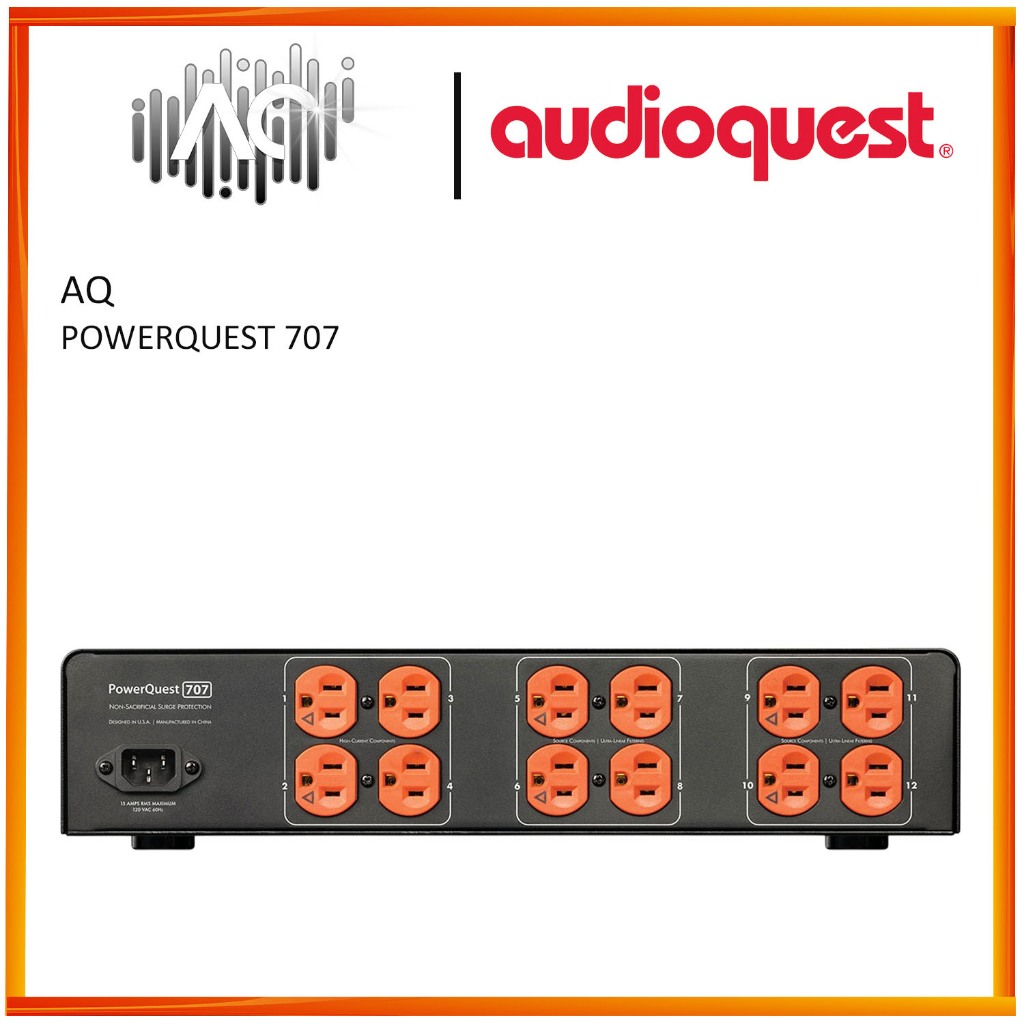 Audioquest PowerQuest 707 / 12-Outlet Power Conditioner & Non-Sacrificial Surge Protector - Image 4