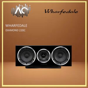 Wharfedale Diamond 220C Centre Speaker- BlackWood Vinyl