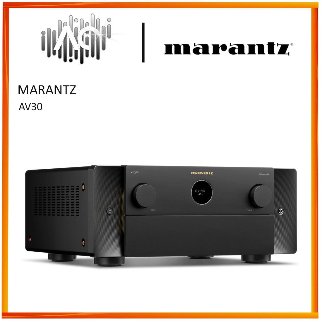 Marantz AV30 11.4-Channel Balanced AV Preamplifier Powered by HEOS™ - Image 3