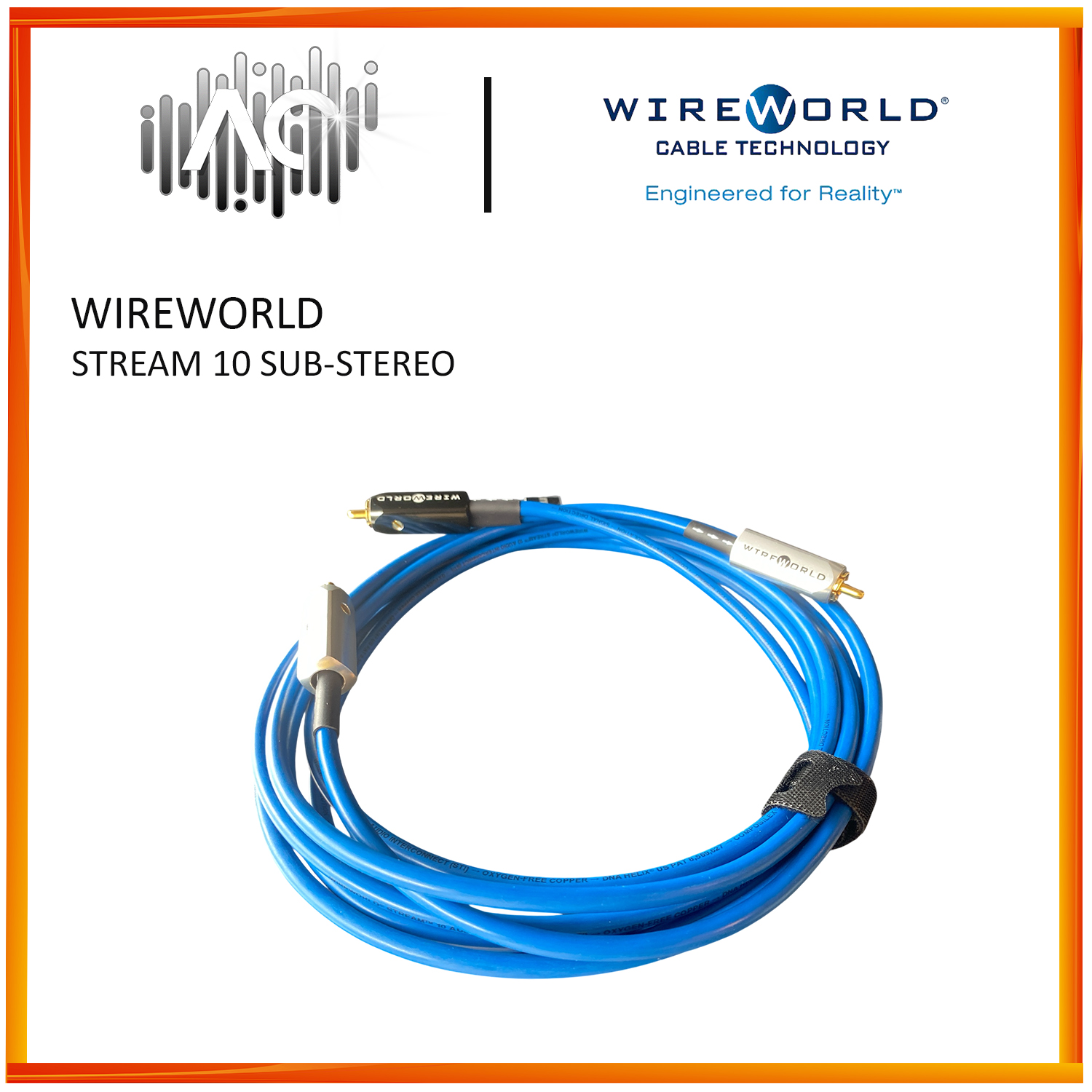 Wireworld Stream 10 Subwoofer Cable (NEW) - Image 2