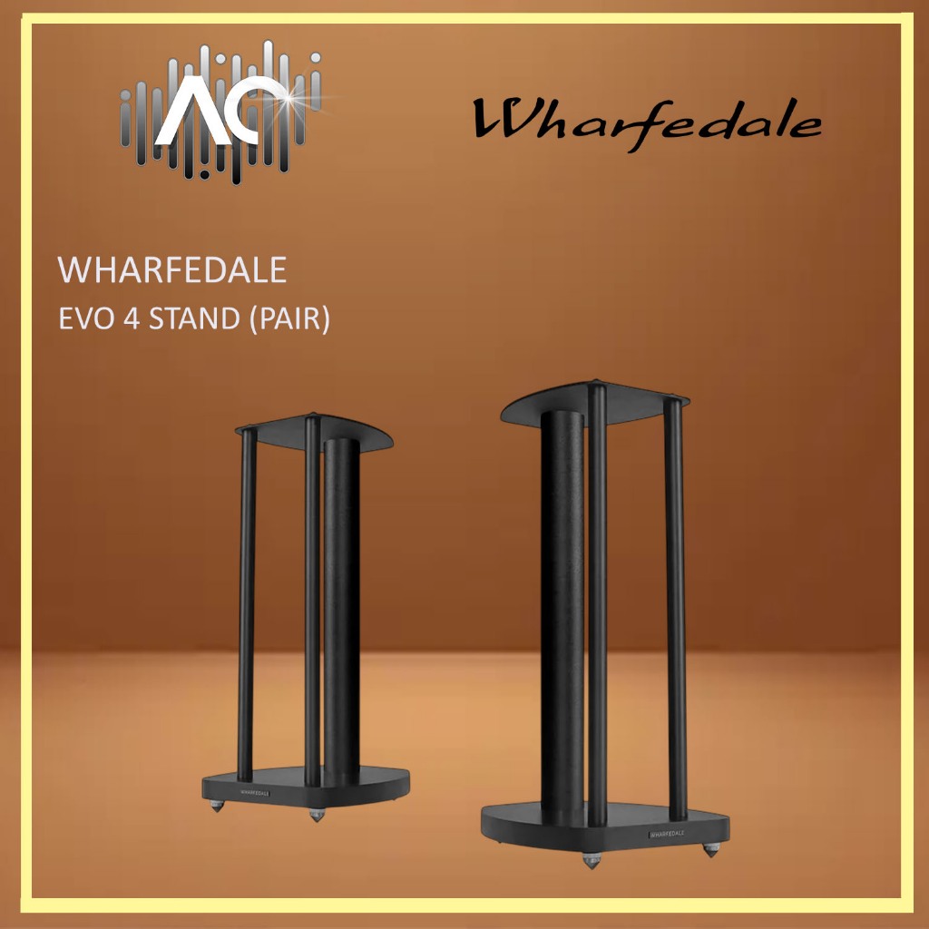 Wharfedale Evo 4 Speaker Stands (Black/Pair)