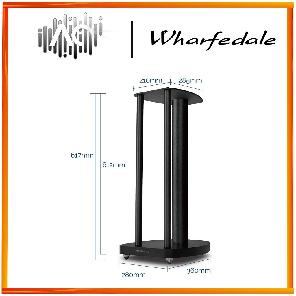 Wharfedale Evo 4 Speaker Stands (Black/Pair) - Image 4
