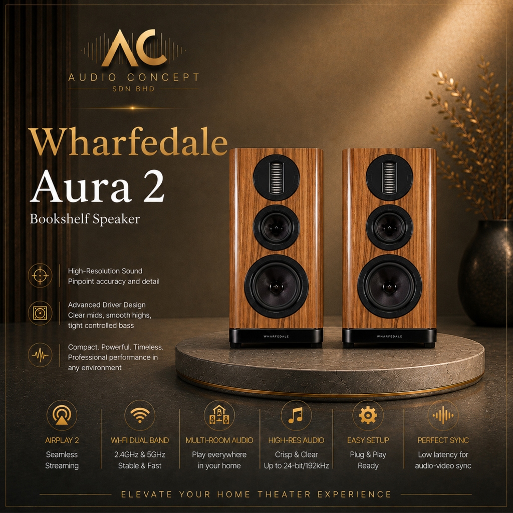Wharfedale Aura 2 Bookshelf Speaker - Image 2