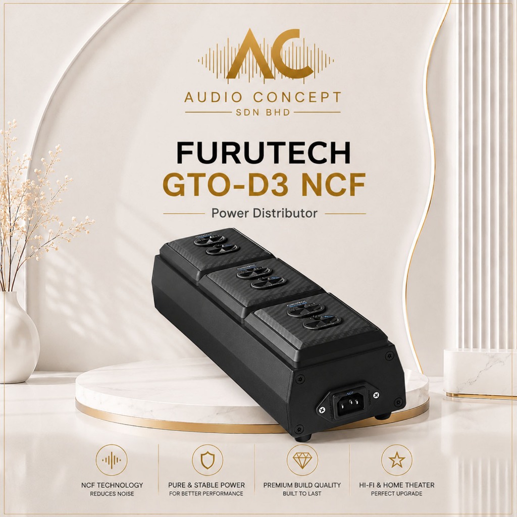 Furutech GTO-D3 (R) NCF High End Audio Grade Receptacle Power Distributor