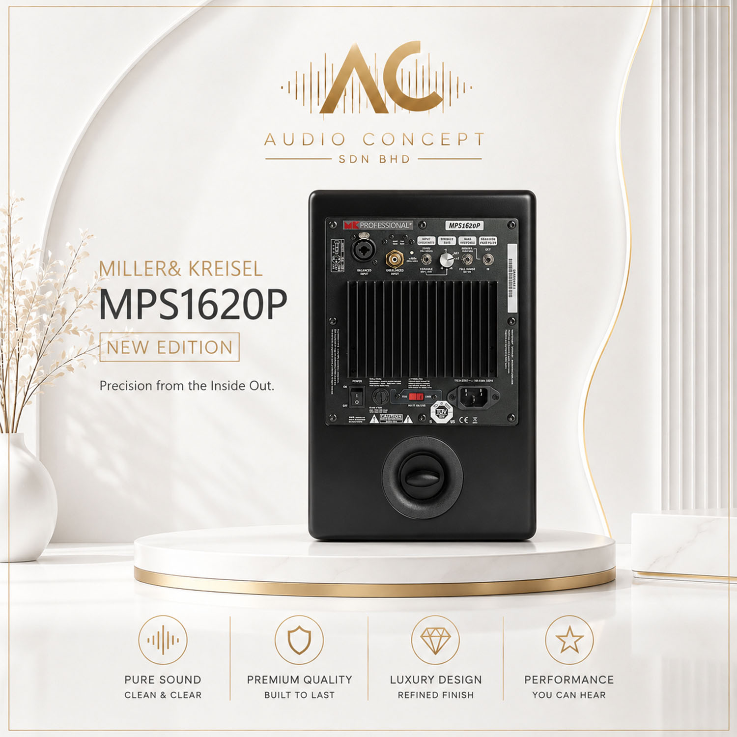 Miller & Kreisel MPS1620P Studio Monitor (New Edition) - Image 2