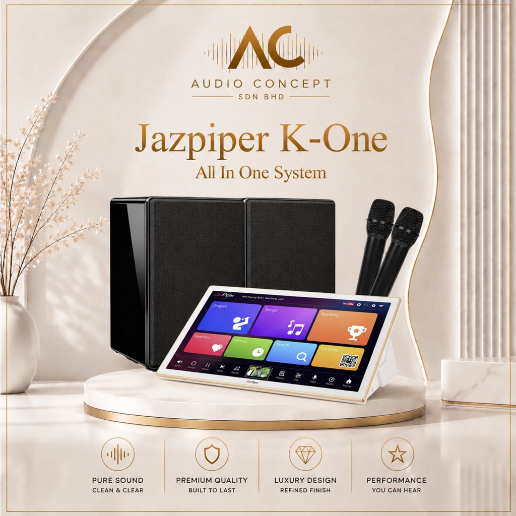 Jazpiper K-One All In One Karaoke System