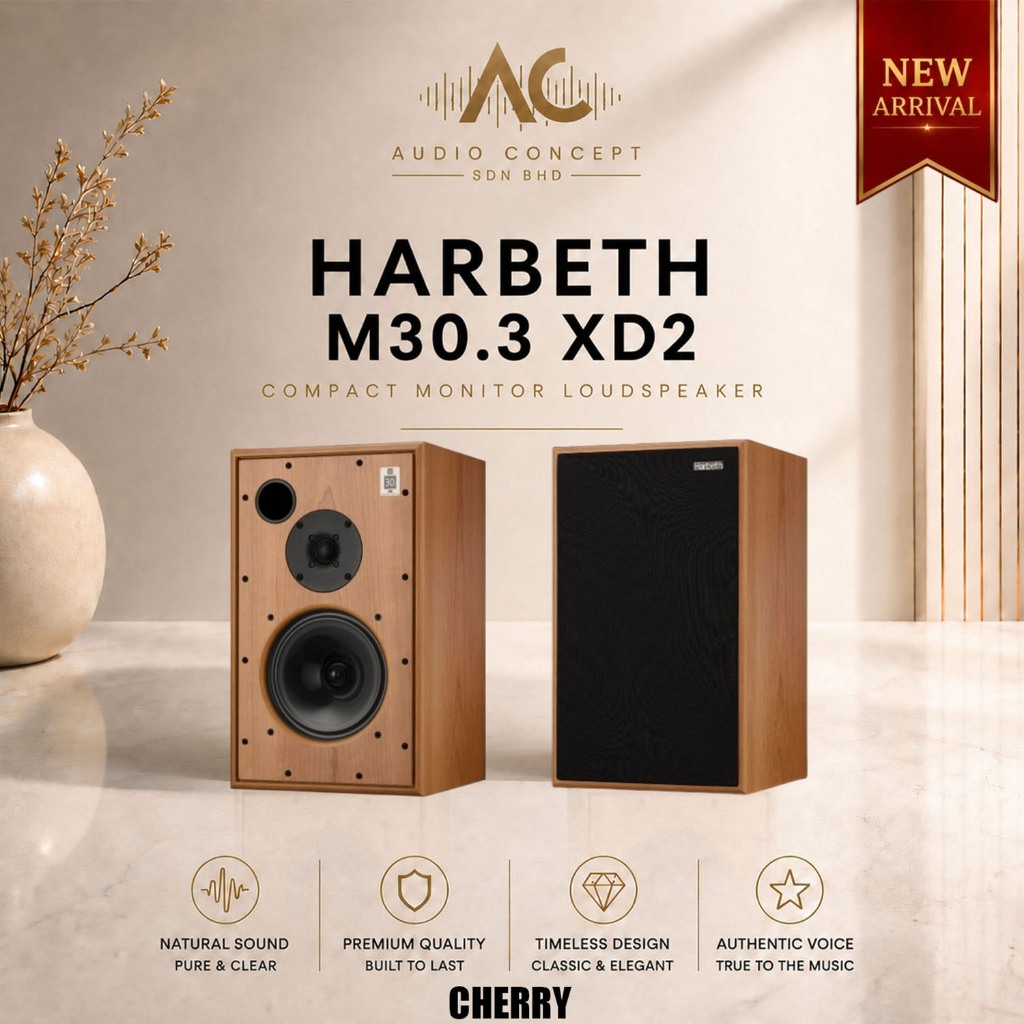 Harbeth M30.2 XD2 High-Performance Loudspeaker