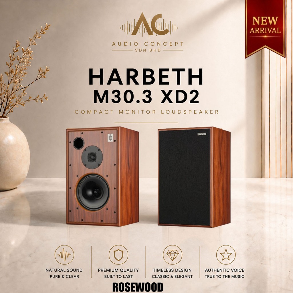 Harbeth M30.2 XD2 High-Performance Loudspeaker - Image 2