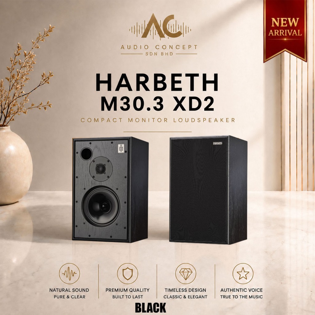 Harbeth M30.2 XD2 High-Performance Loudspeaker - Image 3