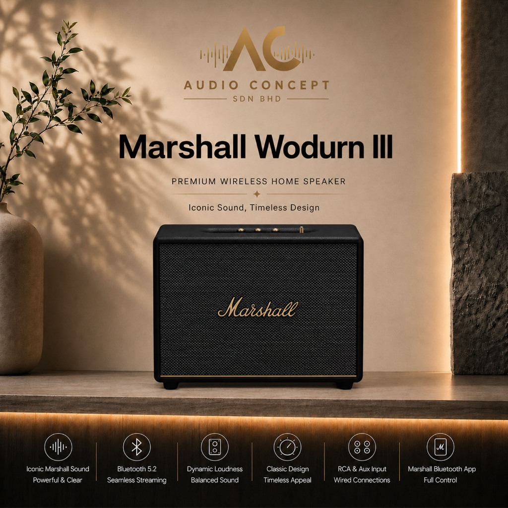 Marshall Woburn III Bluetooth Speaker - Image 2