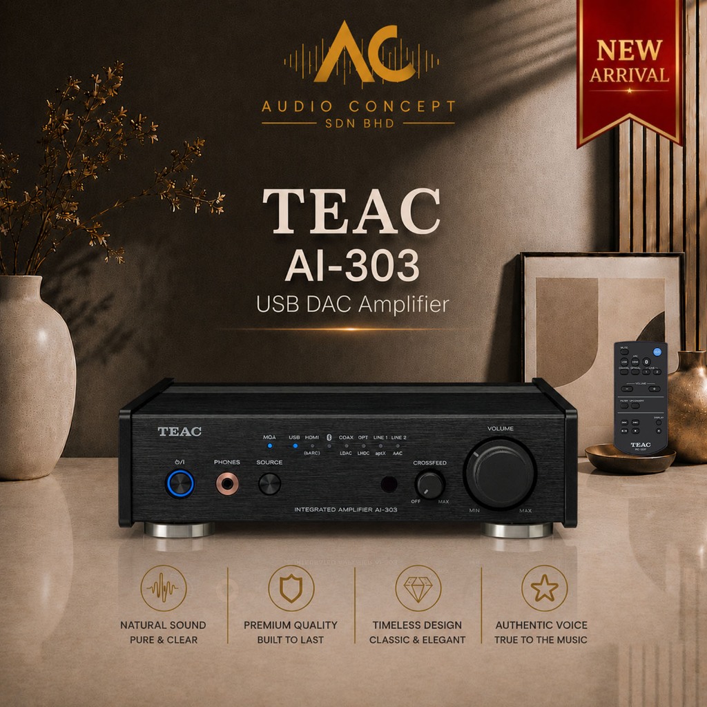 Teac AI-303 USB DAC Integrated Amplifier