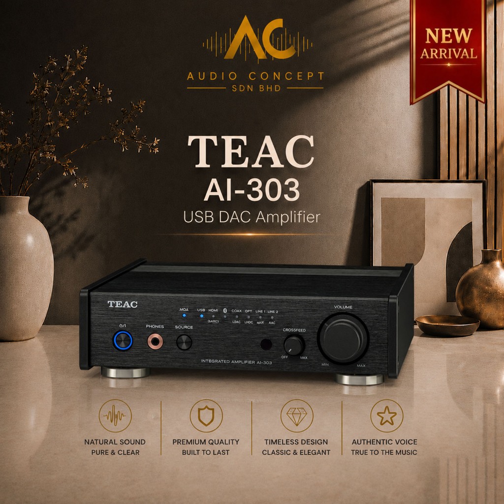 Teac AI-303 USB DAC Integrated Amplifier - Image 2