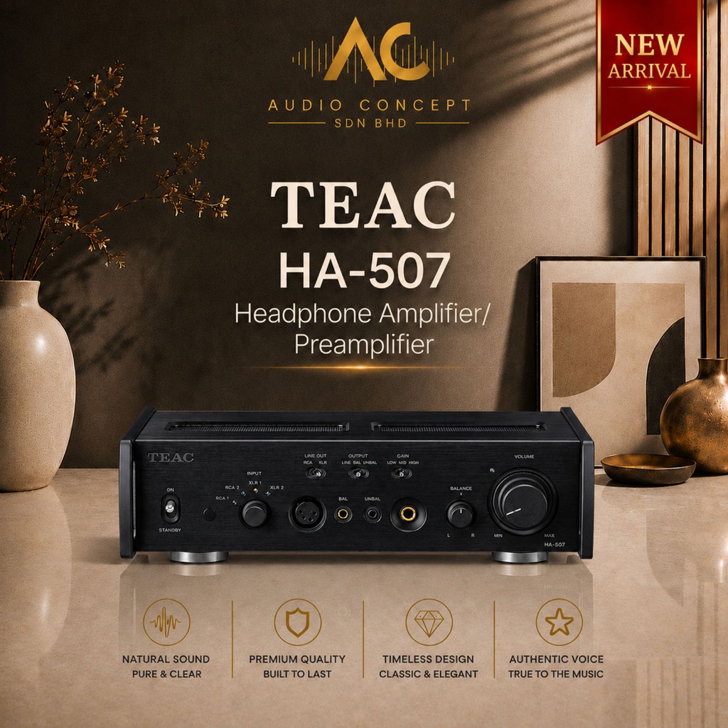 Teac HA-507 Headphone Amplifier/Preamplifier