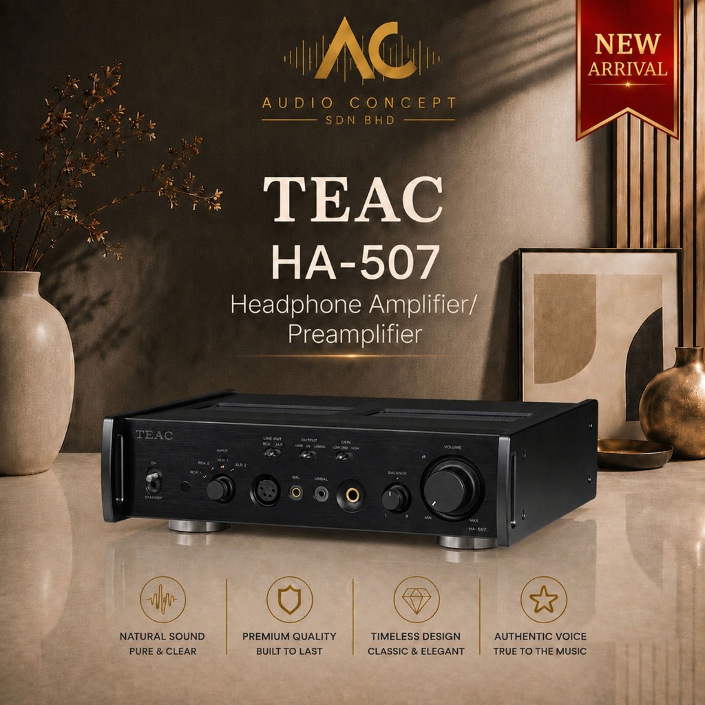 Teac HA-507 Headphone Amplifier/Preamplifier - Image 2