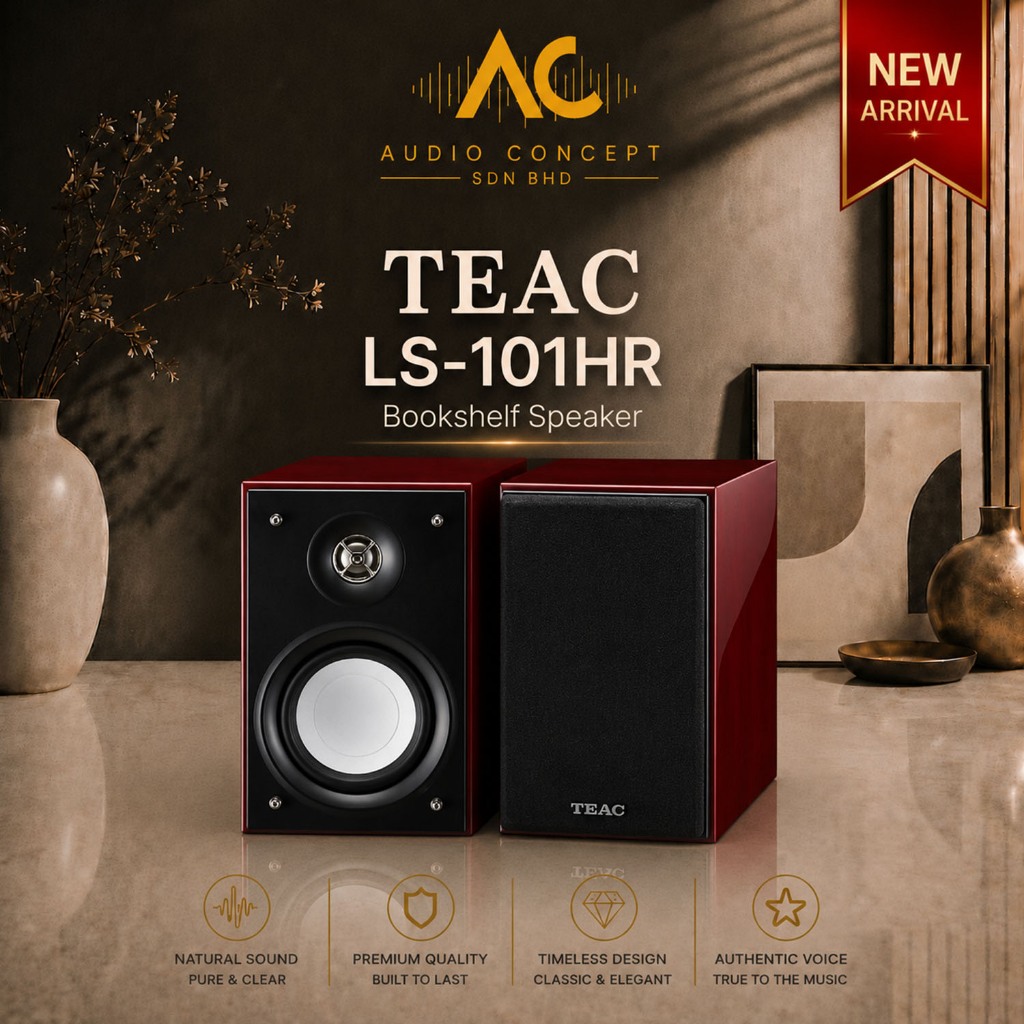 Teac LS-101HR Bookshelf Speaker - Image 2
