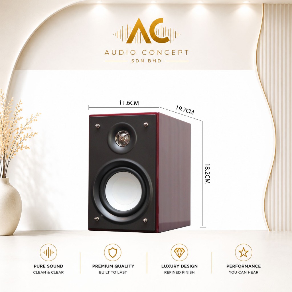 Teac LS-101HR Bookshelf Speaker - Image 4