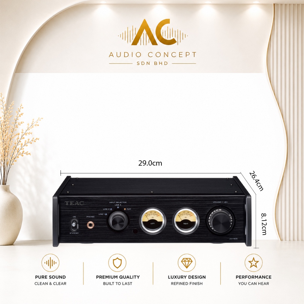 Teac AX-505 Integrated Stereo Amplifier - Image 4