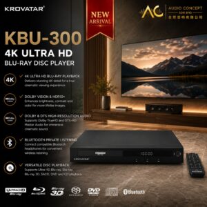 Krovatar KBU-300 / 4K Ultra HD Blu-Ray Disc Player (Jailbreak Version)