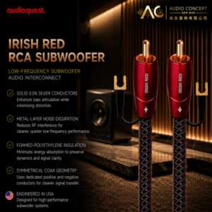 AudioQuest Irish Red Subwoofer Cable