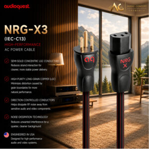 AudioQuest NRG-X3 US Power Cable -2.0Meter