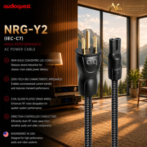 AudioQuest NRG-Y2 US -C7 Power Cord-2.0Meter