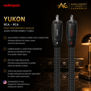 AudioQuest Yukon RCA-RCA Audio Interconnect Cable -1.5Meter