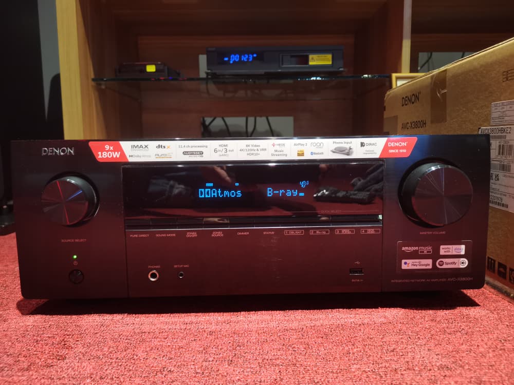 Denon AVR-X3800H 9.4CH / 8K Atmos Network AV Receiver