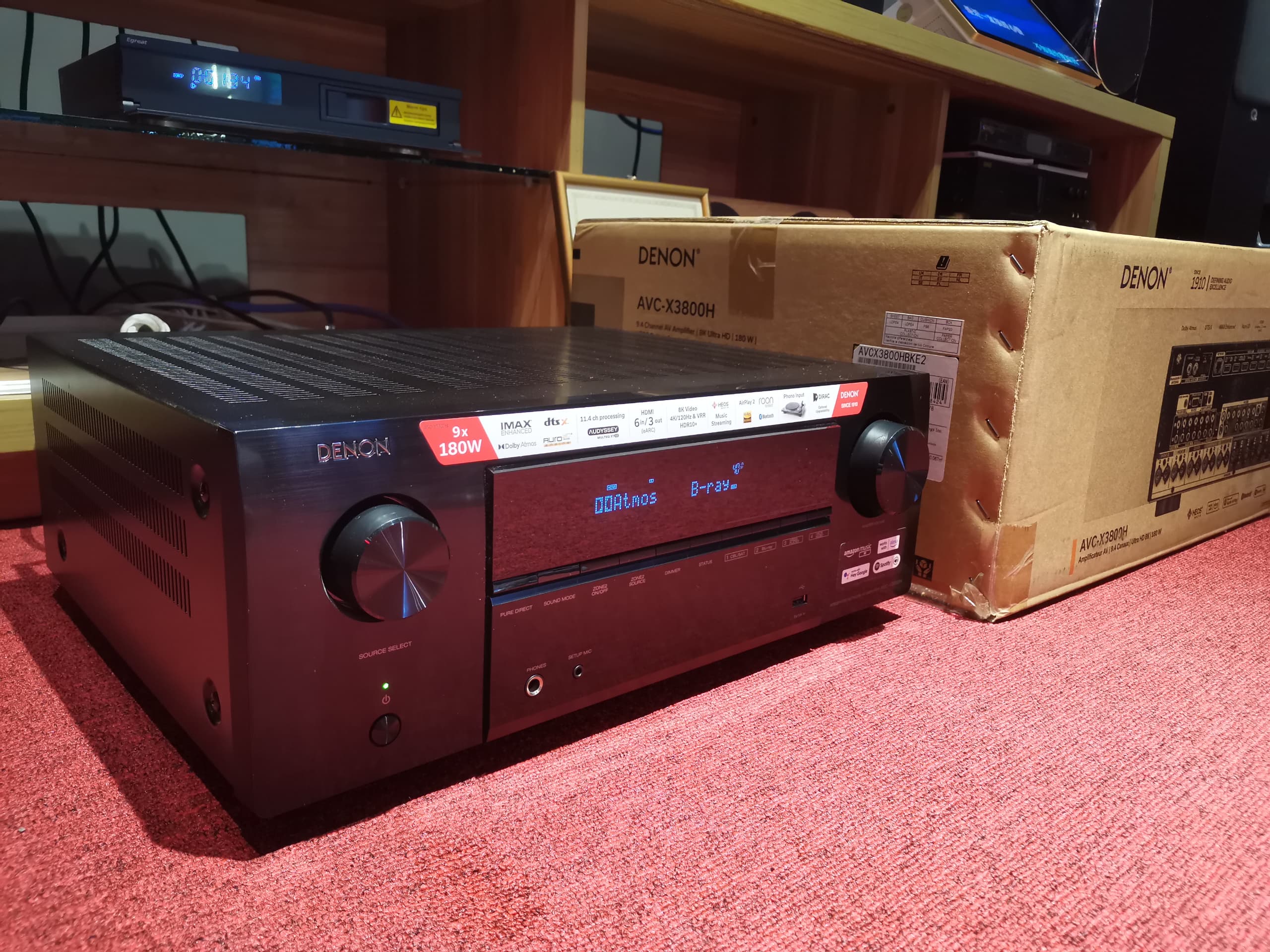 Denon AVR-X3800H 9.4CH / 8K Atmos Network AV Receiver - Image 4