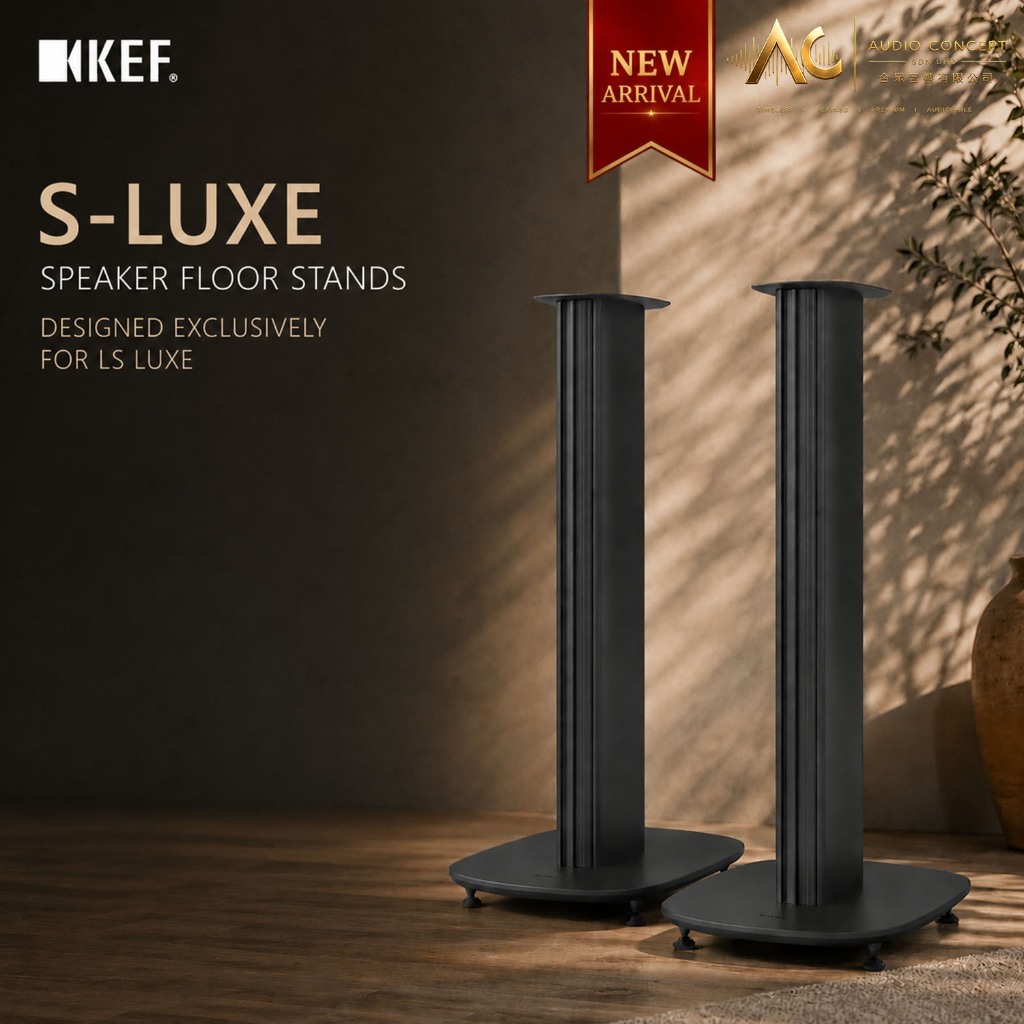 KEF S-LUXE Speaker Floor StandS Designedly ( For LS LUXE Wireless Speaker )