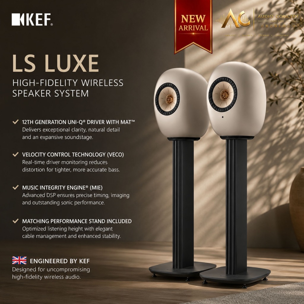 Kef LS LUXE High-Fidelity Wireless Hifi Speaker - Image 6