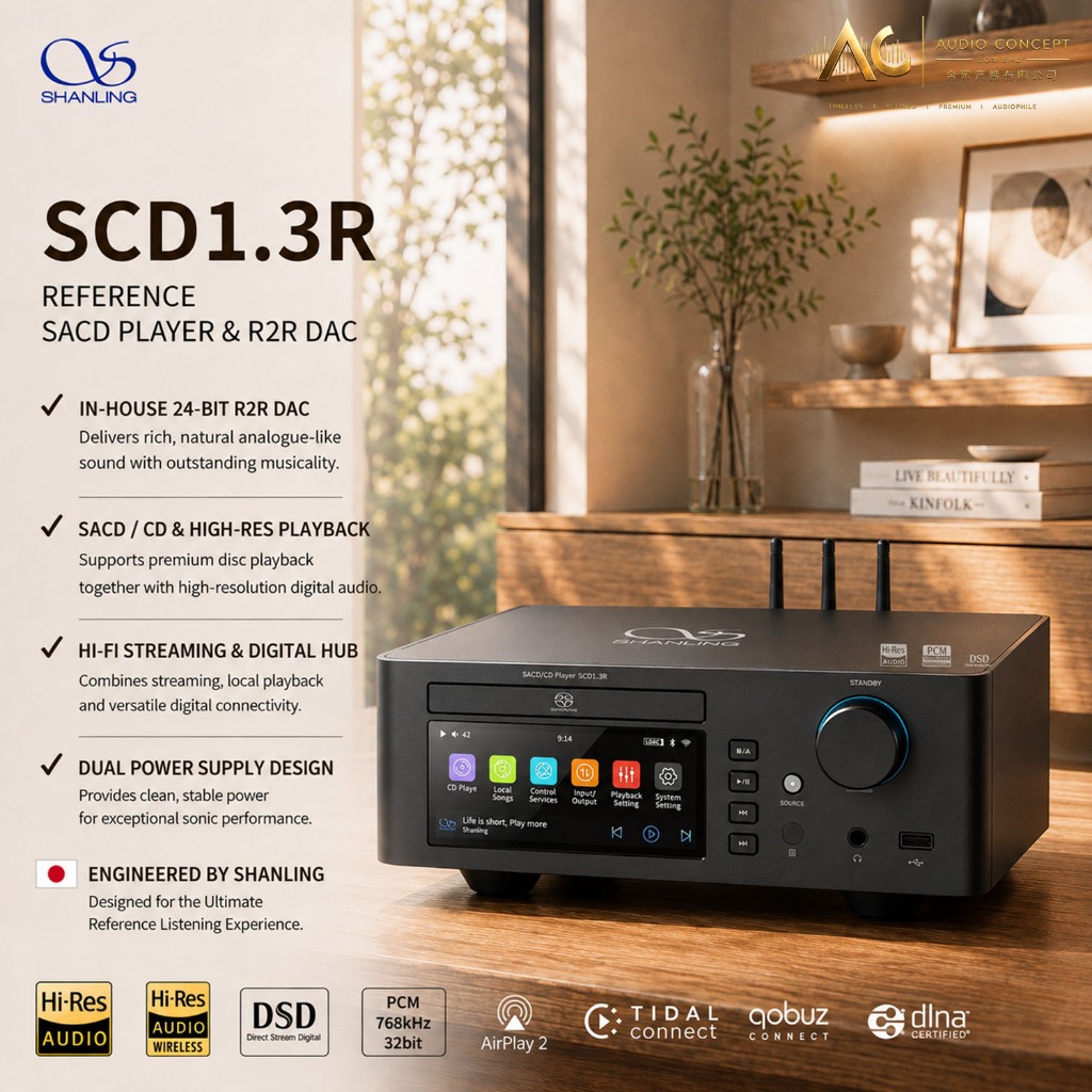 Shanling SCD1.3R Reference SACD Player & R2R DAC - Image 3