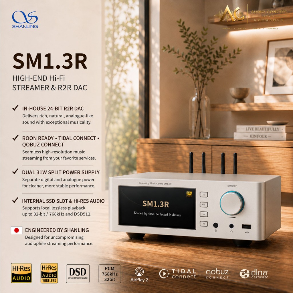 Shanling SM1.3R High-End Hi-Fi Streamer & R2R DAC - Image 4