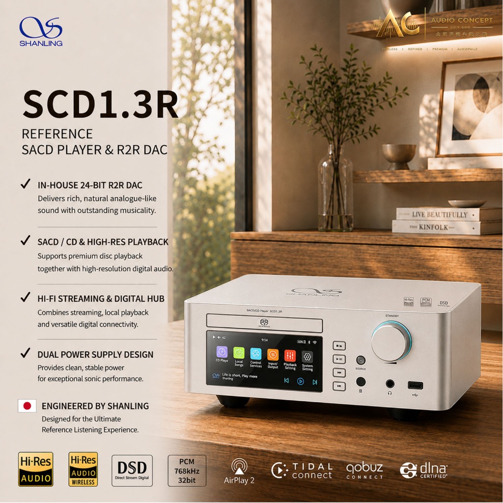 Shanling SCD1.3R Reference SACD Player & R2R DAC - Image 4
