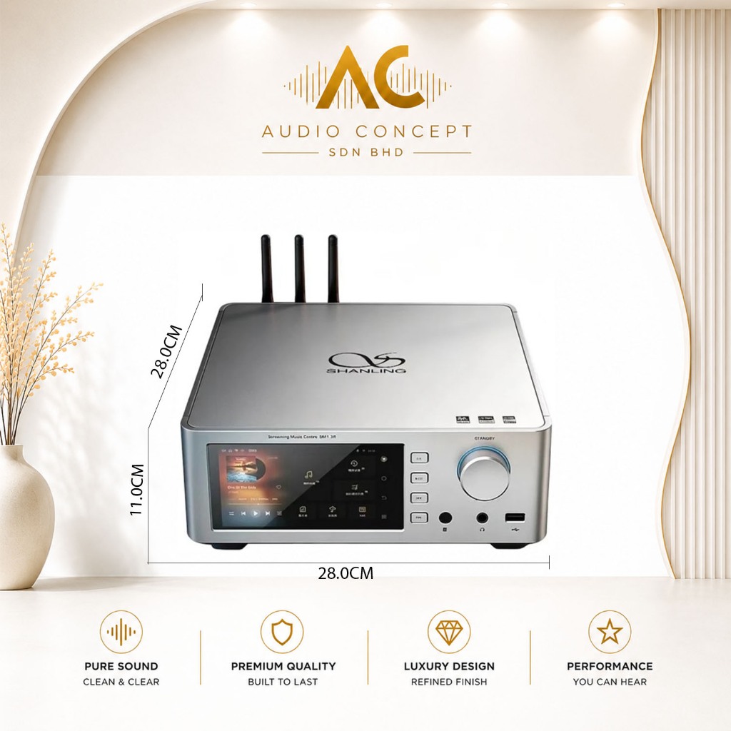 Shanling SM1.3R High-End Hi-Fi Streamer & R2R DAC - Image 8