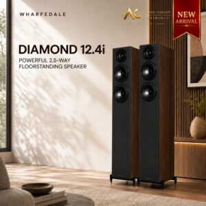 Wharfedale Diamond 12.4i Poweful 2.5-Way Floorstanding Speaker