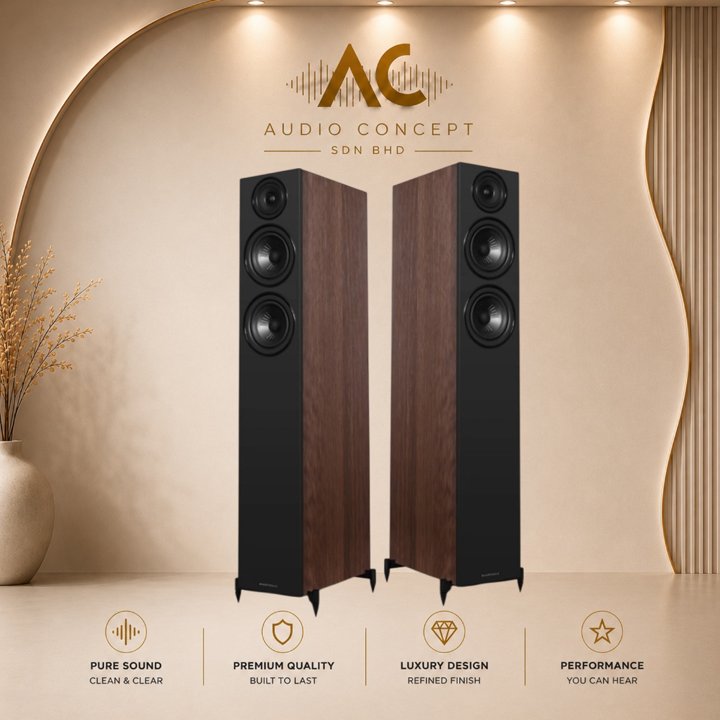 Wharfedale Diamond 12.4i Poweful 2.5-Way Floorstanding Speaker - Image 4