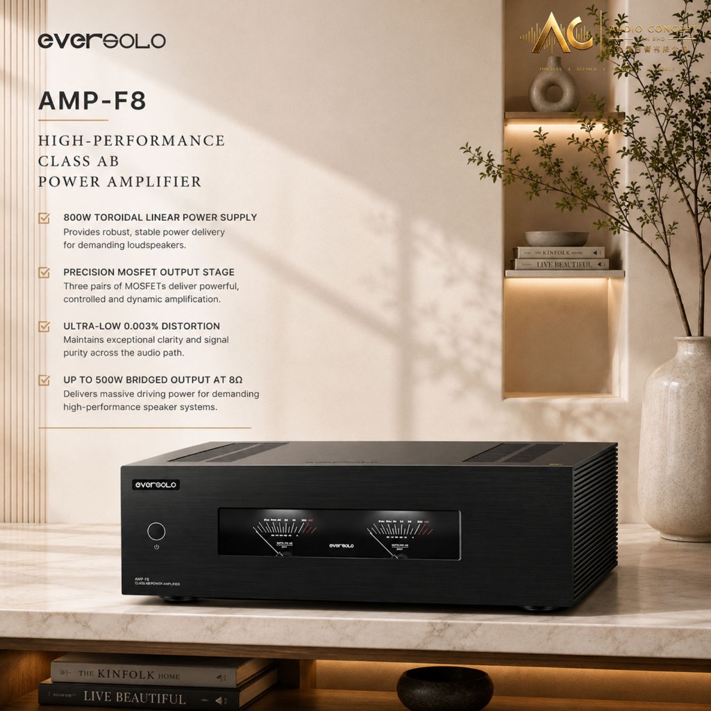 Eversolo AMP-F8 High-Performance Class AB Power Amplifier - Image 2