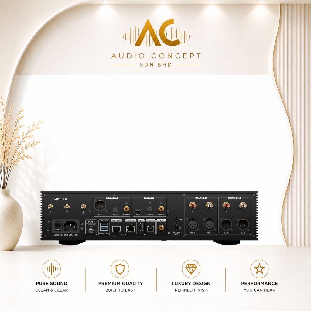 Eversolo DMP-A8 GEN2(Standard)High-Fidelity Music Streamer DAC & Preamplifier - Image 6
