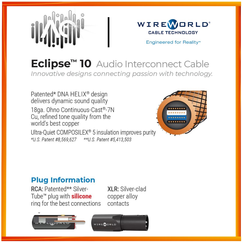 Wireworld Eclipse 10 Reference Audio Interconnect Cable - Image 4