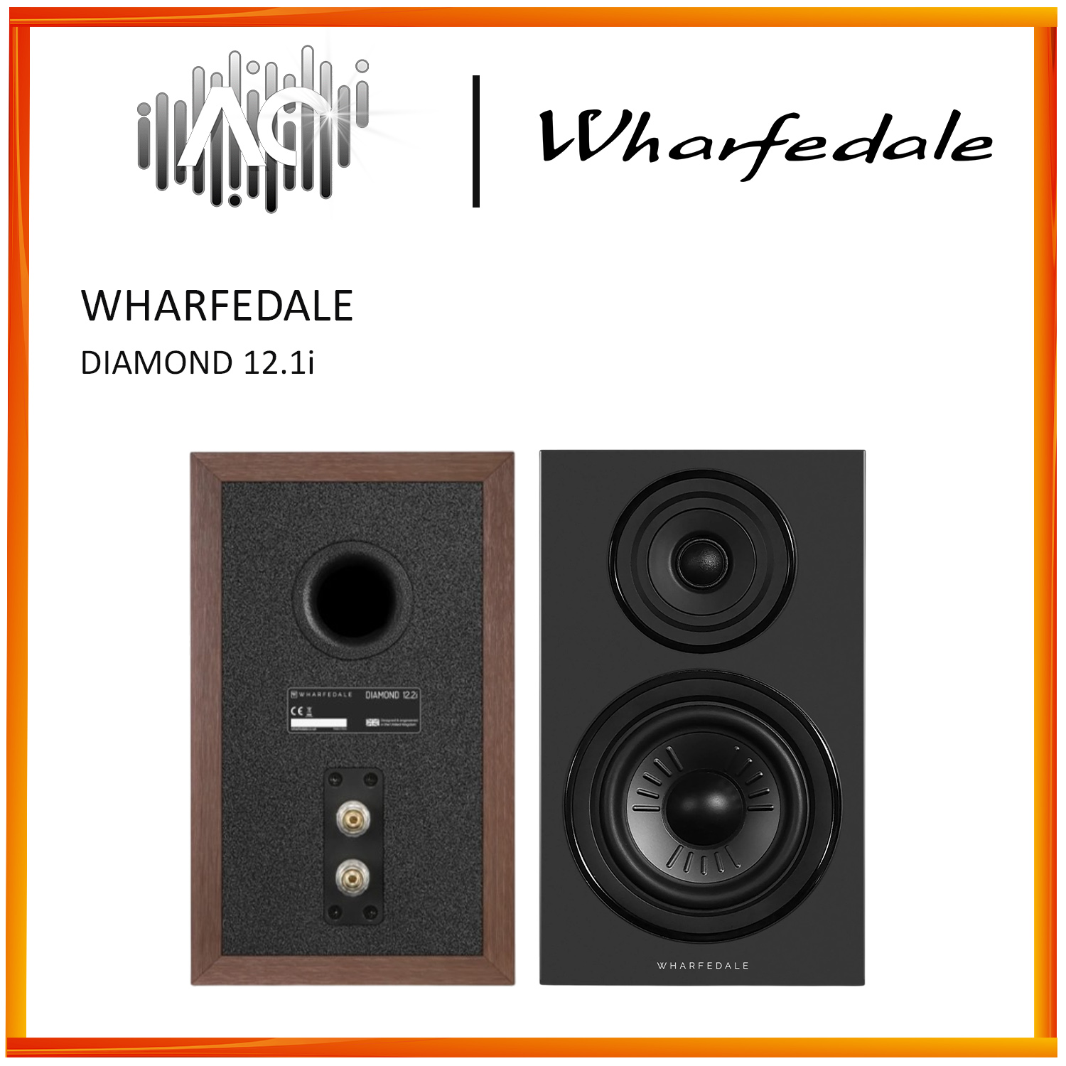 Wharfedale Diamond 12.1i High-Performance Bookshlef Speaker - Image 6