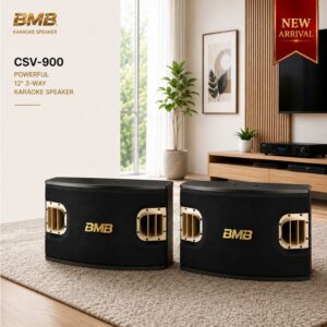 BMB CSV-900 Powered 12″ /3-Way Karaoke Speaker (PER PAIR)