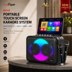 Jazpiper Move Portable Touch Screen Karaoke System
