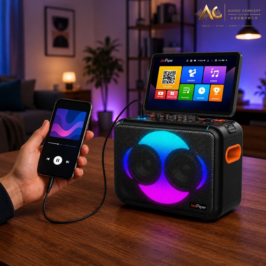Jazpiper Move Portable Touch Screen Karaoke System - Image 7