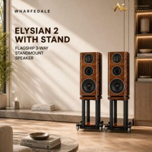 Wharfedale Elysian 2 + Stand Flagship /3-Way Standmount Speaker