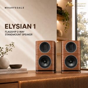 Wharfedale Elysian 1 Flagship / 2-Way Standmount Speaker