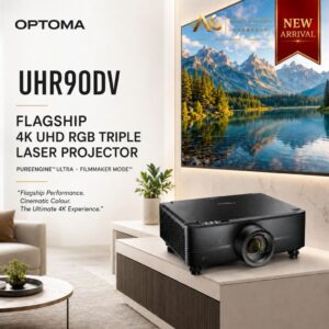 Optoma UHR90DV Flagship 4K UHD RGB Triple Laser Projector