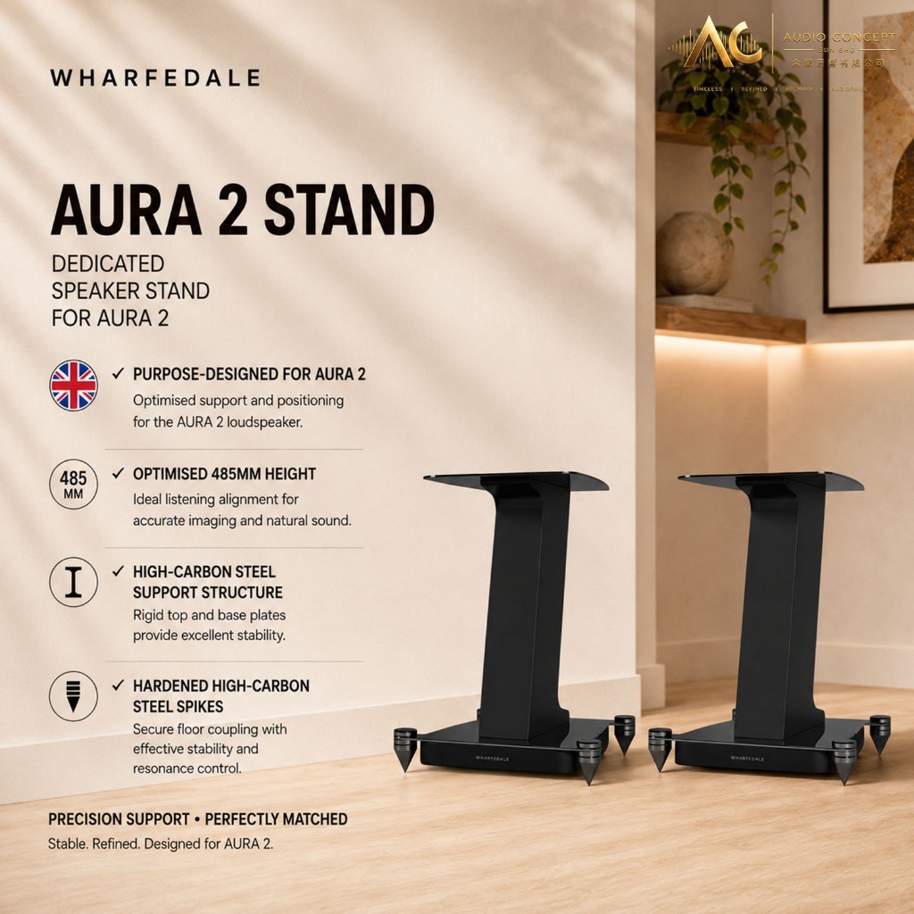 Wharfedale Aura 2 Stand Dedicated Speaker Stand For Aura 2 Speaker - Image 2